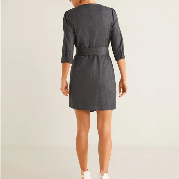 Mango Belt wrap dress - Picture 3 of 7